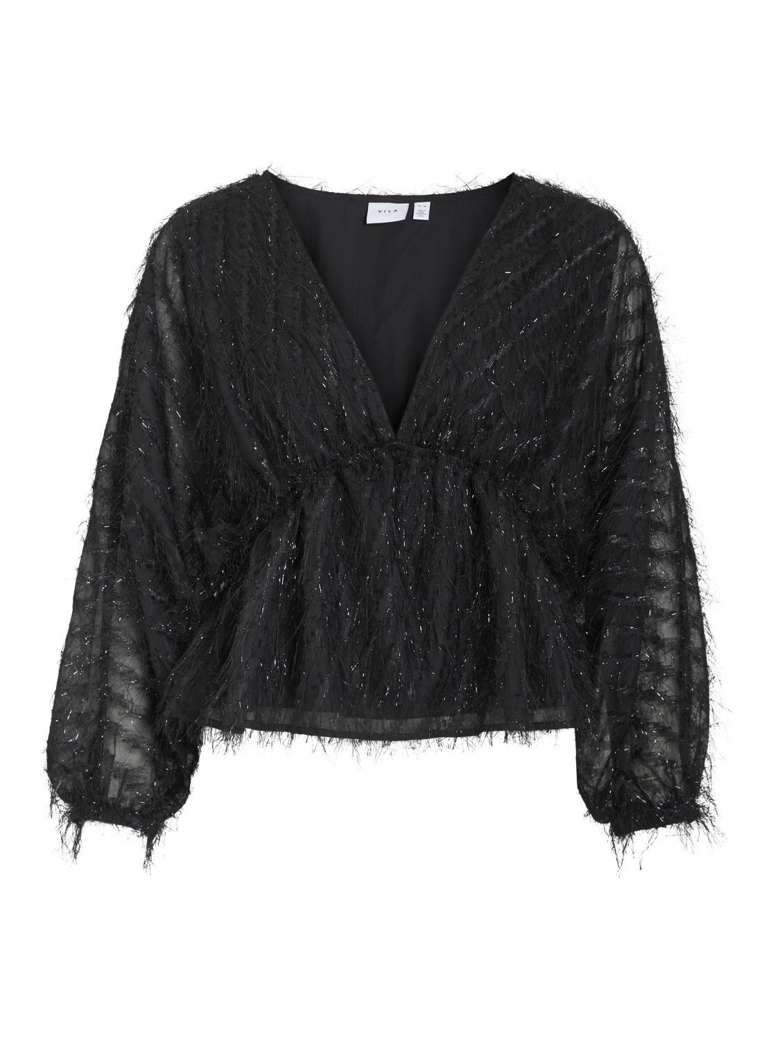VIFEATHER Top - Black - VERO MODA & VILA Bergvik